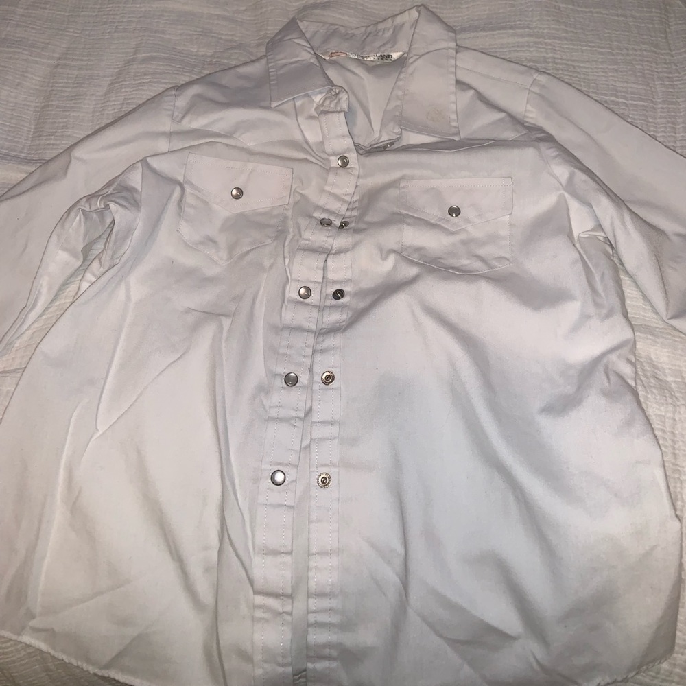 White button up